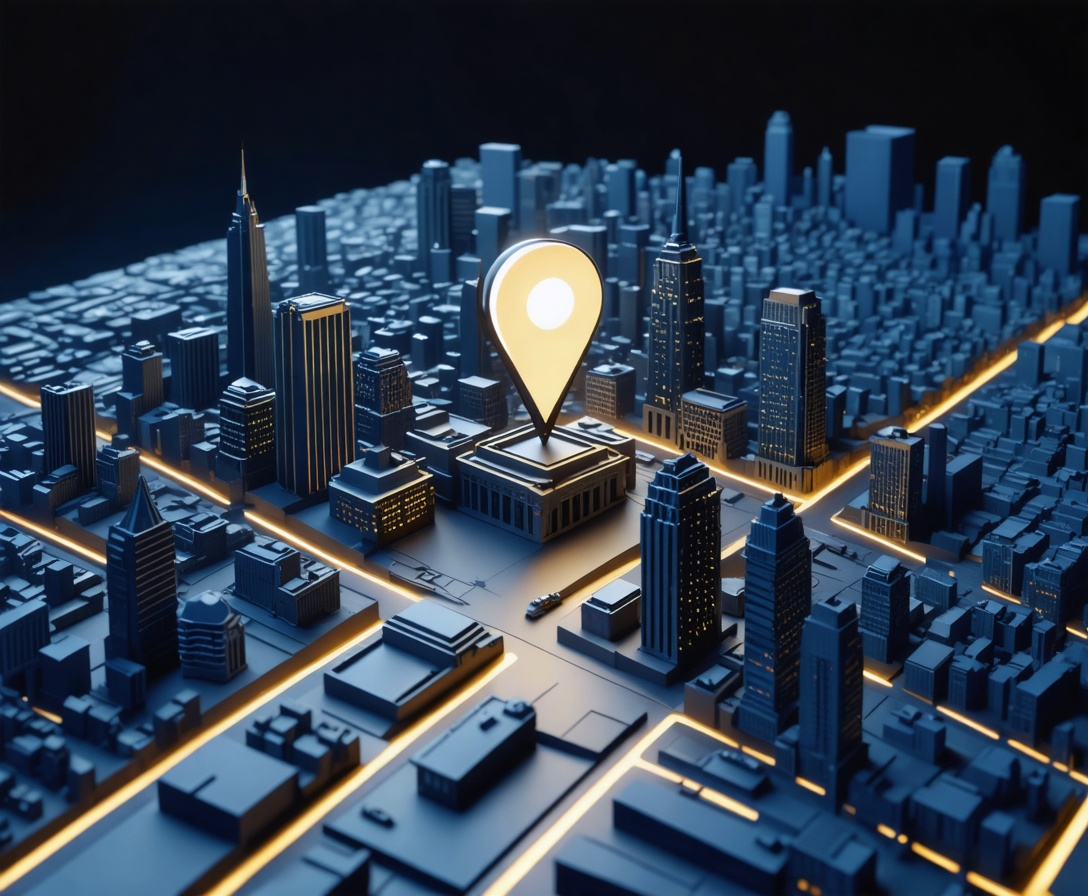 Карта расположения офиса AI Course Hub в Сан-Франциско