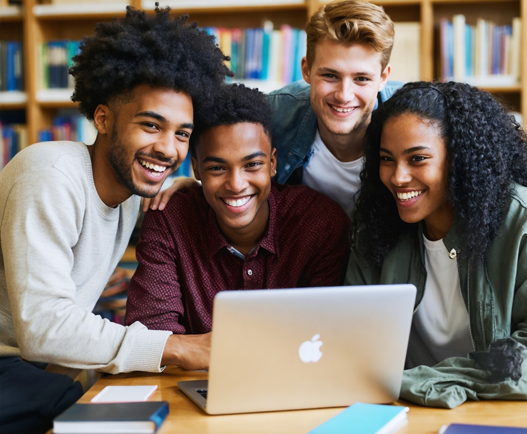 Группа успешных студентов AI Course Hub